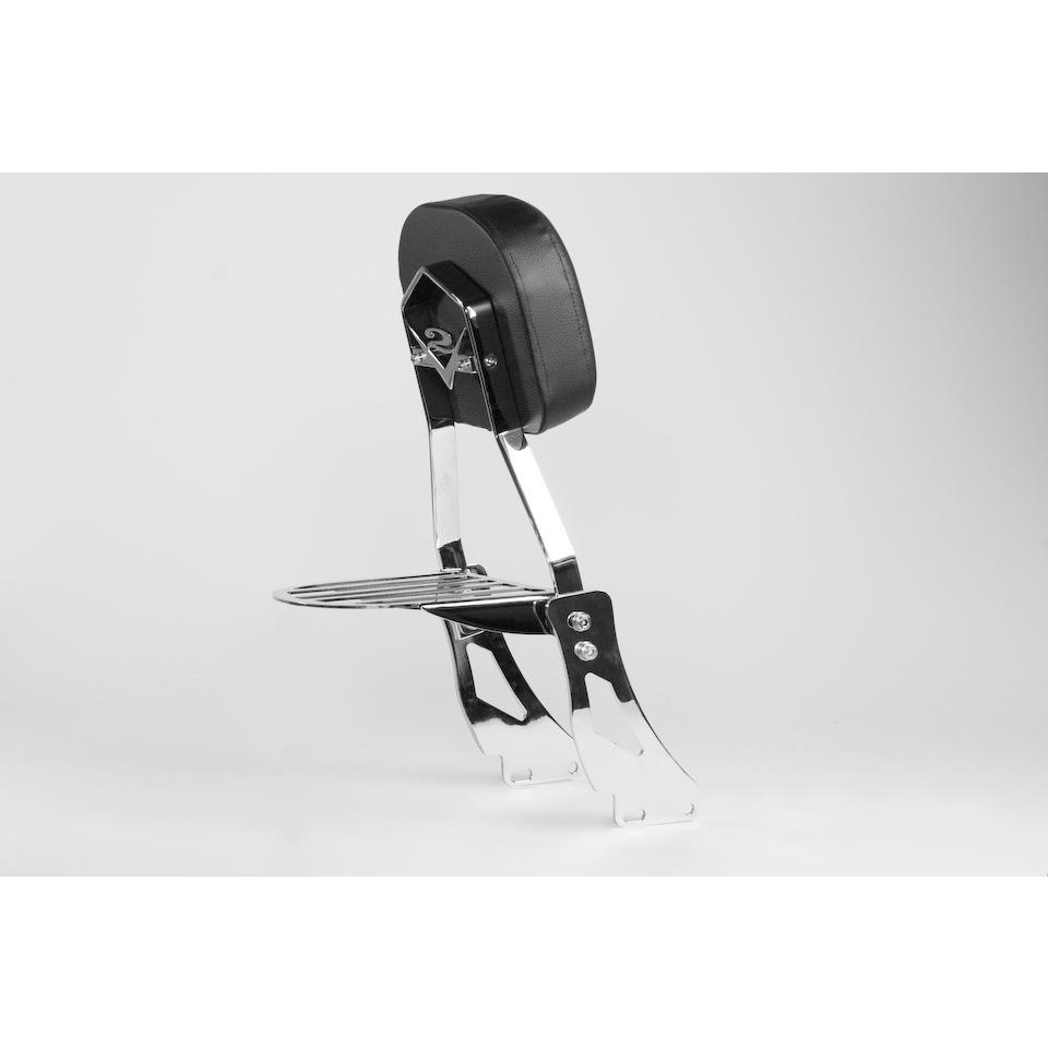 Sissy Bar Fixo Mirage 250 Cromado | Shopee Brasil