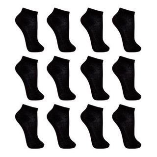 Kit 12 Pares Meias Masculina Soquete Cano Curto Preto 38 Ao 44 Envio Expresso o Qualidade Preta