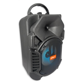 Caixa de som bluetooth portátil Prime Box iluminação entrada AUX,rádio FM,Cartão SD e USB XDG-47 XTRAD