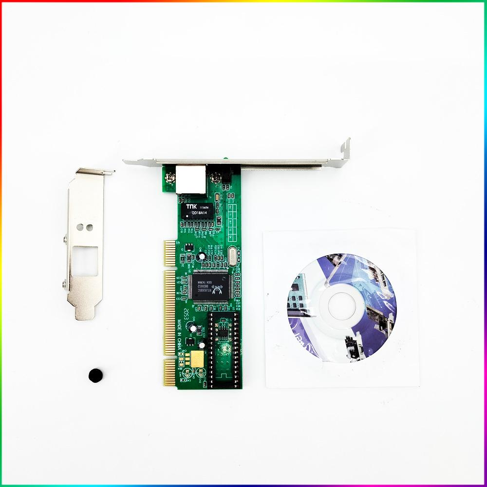 Placa adaptadora de rede gigabit pci lan 10 100 1000 para windows 10 xp