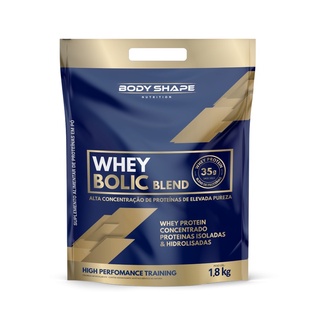 Whey Protein Bolic 1.8kg Concentrado Isolado e Hidrolisado 35g de Proteínas Body Shape