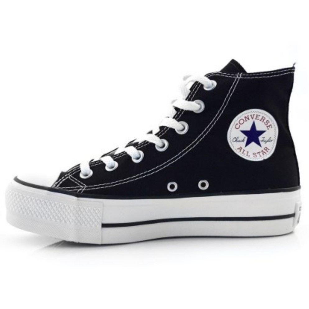 Bota All Star Preto Feminino Allstar Cano Alto Botinha