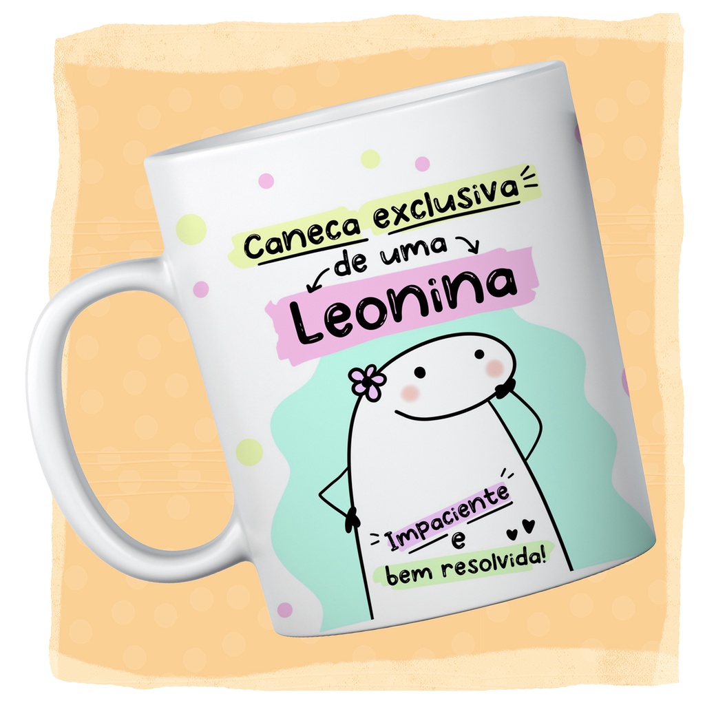 Caneca Exclusiva de uma Leonina - Flork Signos | Shopee Brasil
