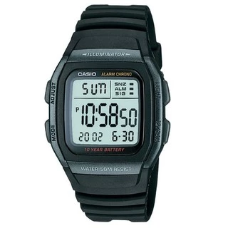 Relógio Casio 100% TOTALMENTE ORIGINAL W96 Preto Mascilino Prova dágua