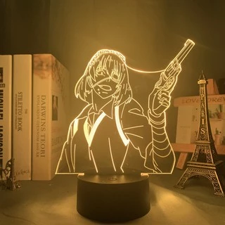 Anime Midari Kakegurui Ikishima Figure Lâmpada Led Noturna Jagermeister