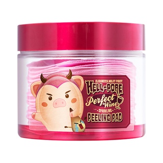 elizavecca milky piggy hell pore perfect wine peeling pad 30ea