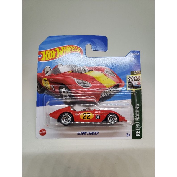 Carrinho Hot Wheels Glory Chaser Retro Racers 2022 HCT28 - M7C5 - A Pronta  Entrega!