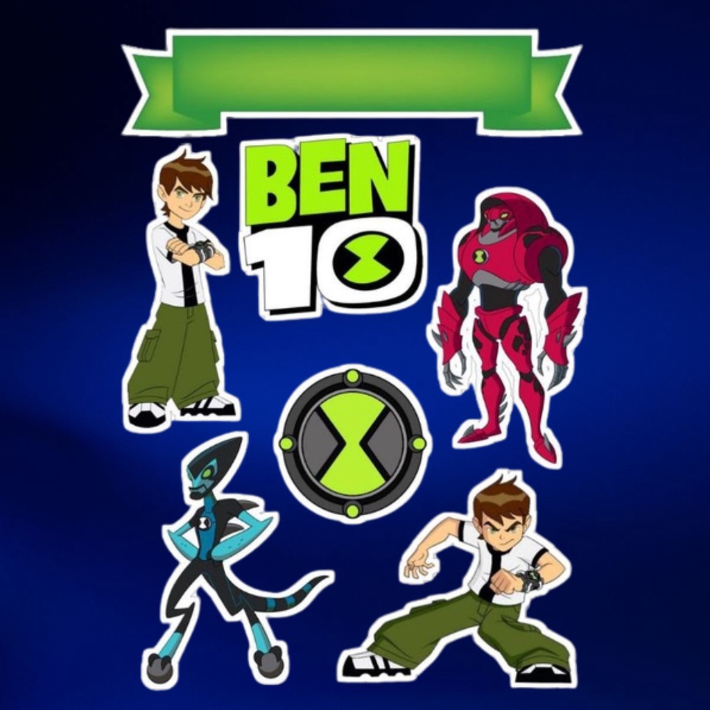 Toppers do Ben 10  Aniversário do ben 10, Festa de aniversário da