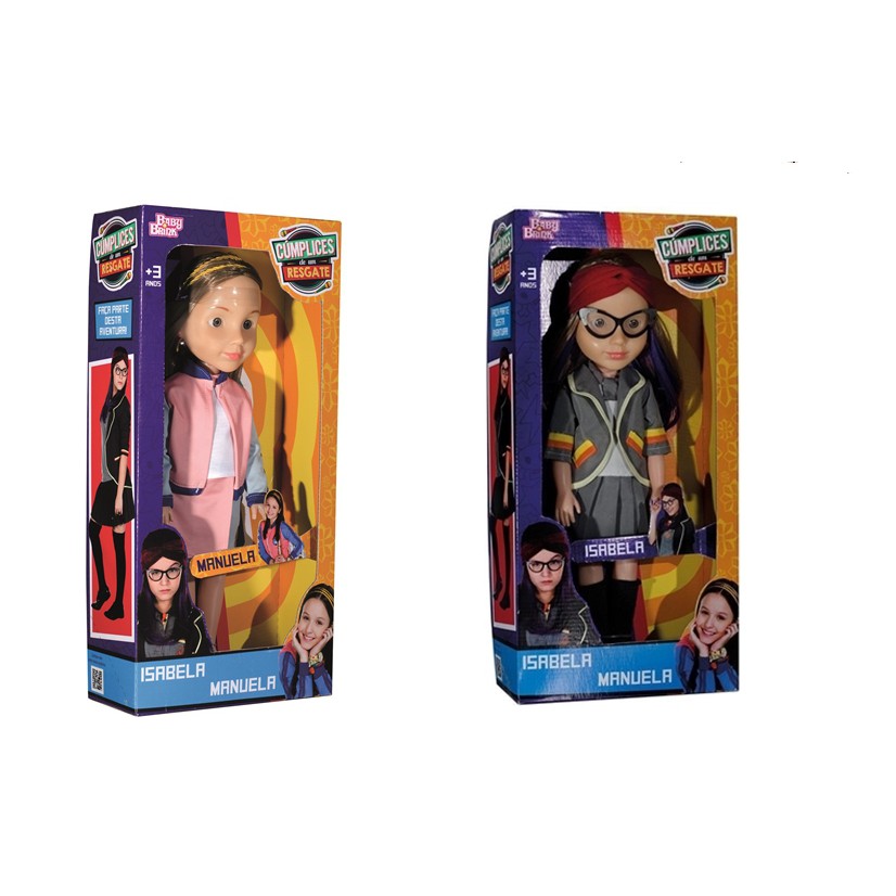 Boneca Cumplices De Um Resgate Manuela e Isabela 40cm | Shopee Brasil