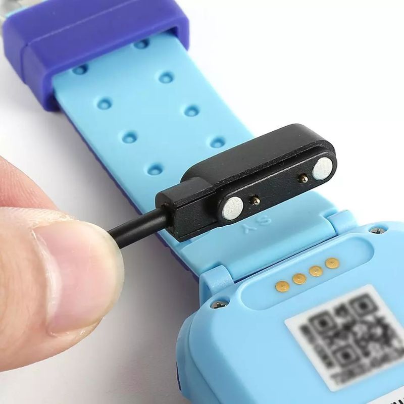 Cabo carregador universal para relógio smartwatch 2 pinos 7,62 mm