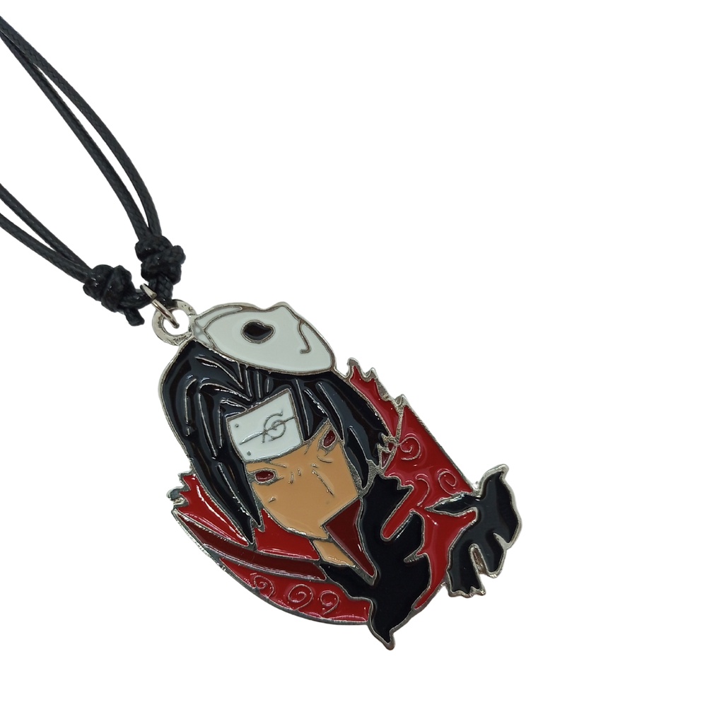 Colar Akatsuki Itachi Símbolo Nuvem Vermelha Naruto : : Moda