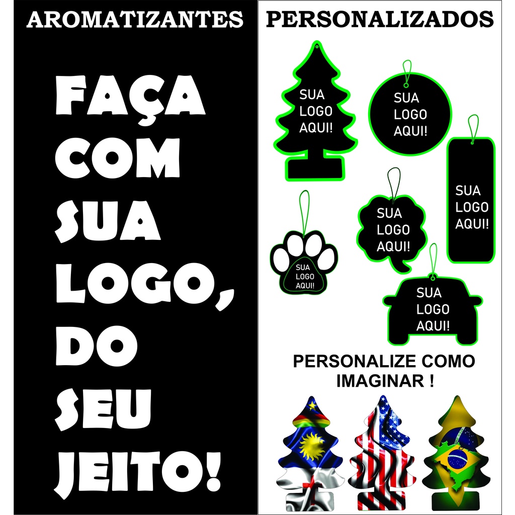 CHEIRINHO AROMATIZANTE PERSONALIZADOS (150 UNIDADES) BRINDE EMPRESARIAL