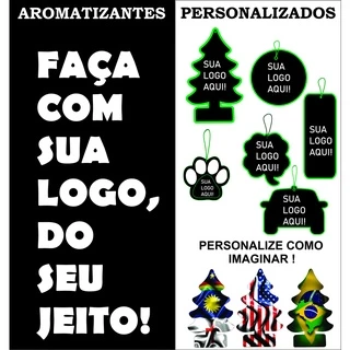 CHEIRINHO AROMATIZANTE PERSONALIZADOS (150 UNIDADES) BRINDE EMPRESARIAL