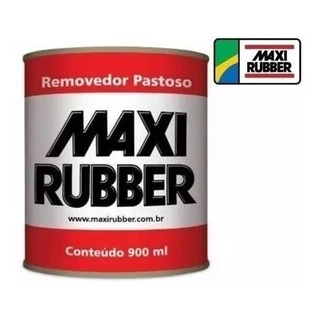 Removedor De Tinta Pastoso Maxi Rubber 1kg 900ml
