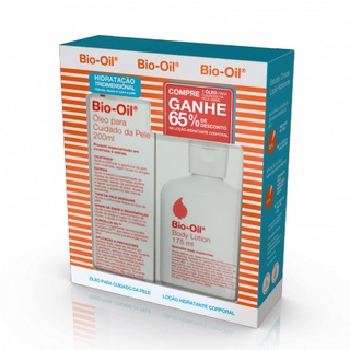 Kit Óleo Corporal Bio-Oil 200ml + Loção Hidratante Bio-Oil Pele Seca 175ml