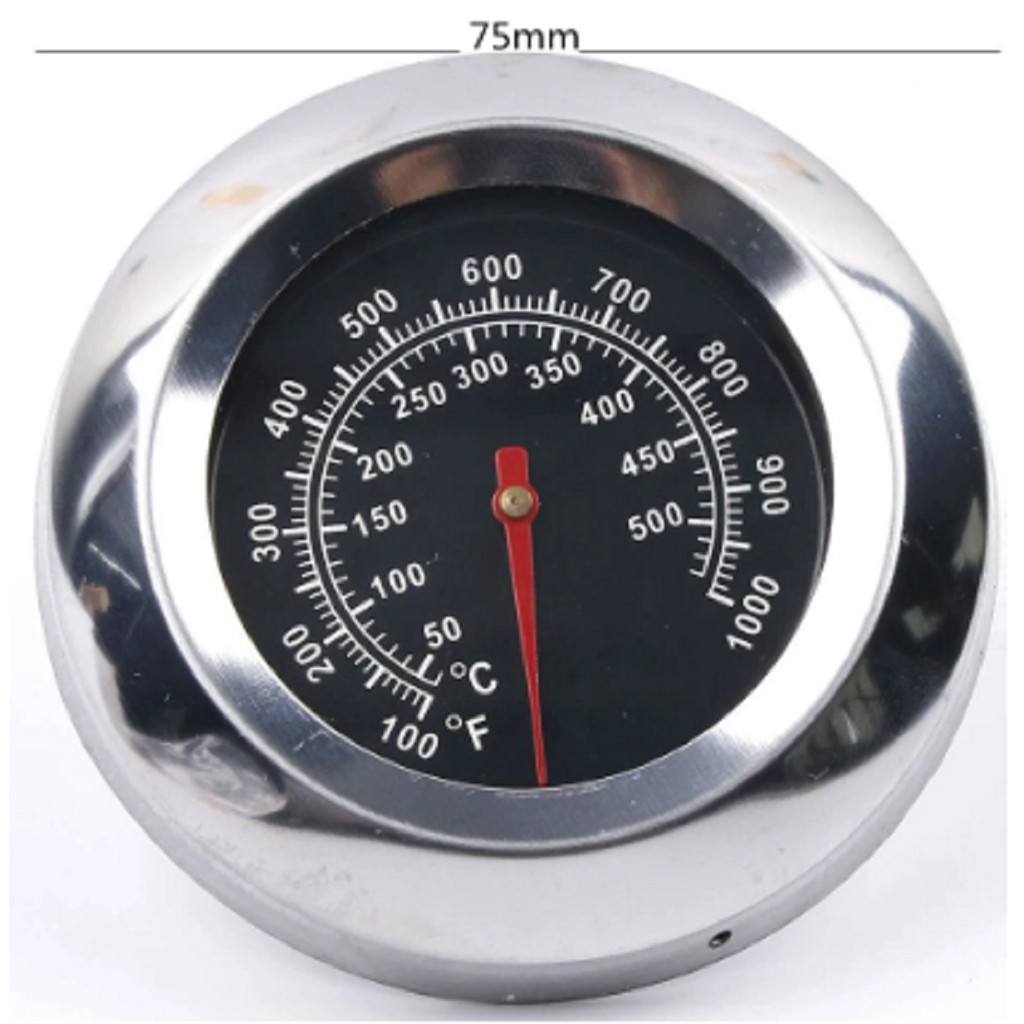 Termometro Para Forno A Lenha Grande Com Borda Inox | Shopee Brasil