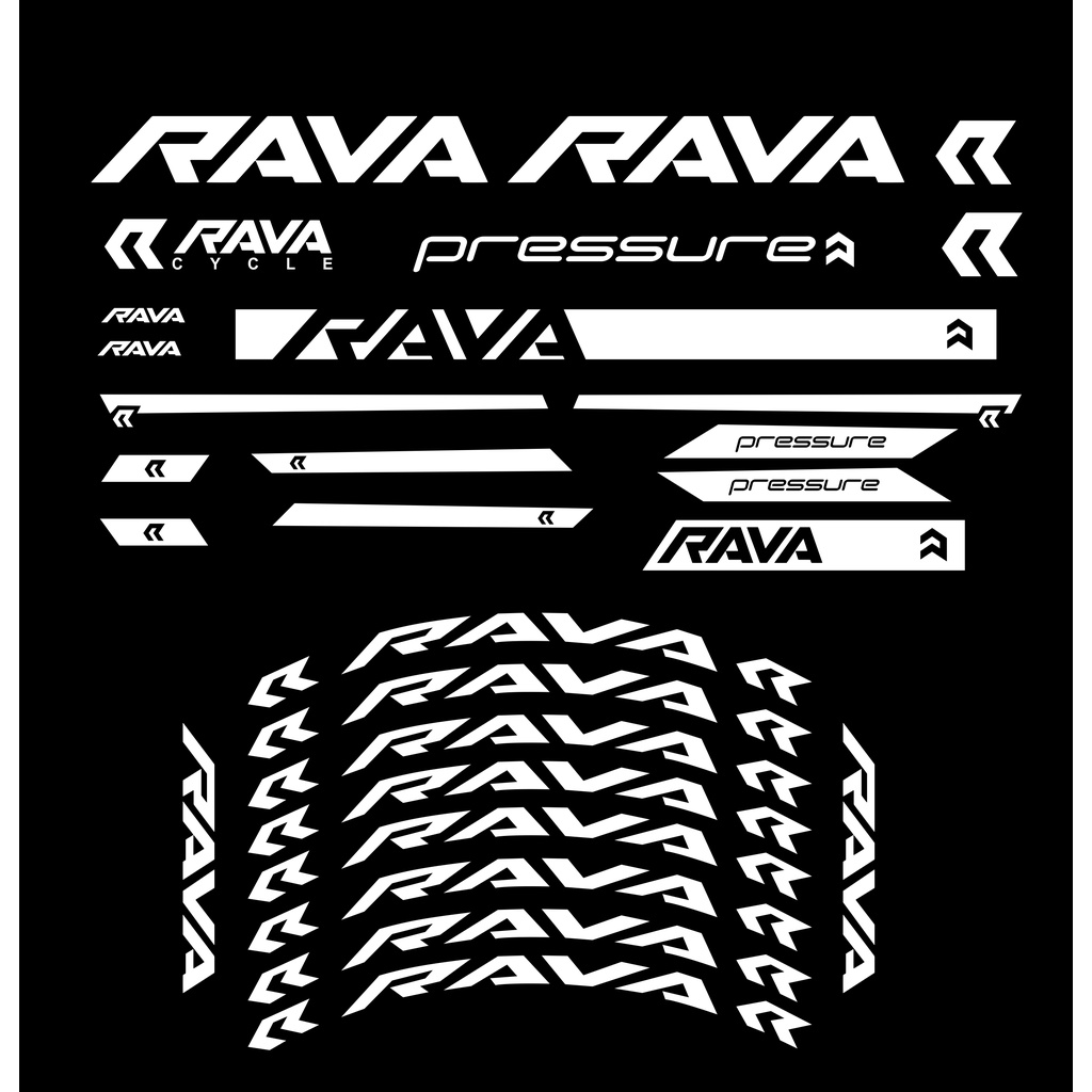 Adesivo Refletivo Bike Rava Kit Quadro E Roda Completo | Shopee Brasil