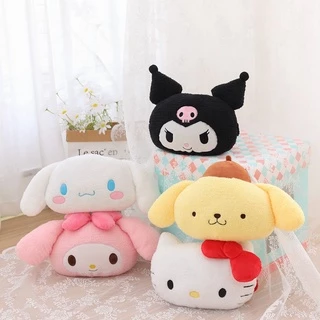 Boneca De Pelúcia Kawaii Da Cinnamoroll Sanrio My Melody KT Gato Kuromi