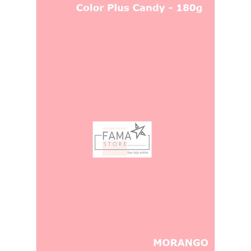 Papel Colorido - 180g - Colorido na Massa - Rosa Claro - 5 folhas - MC Paper