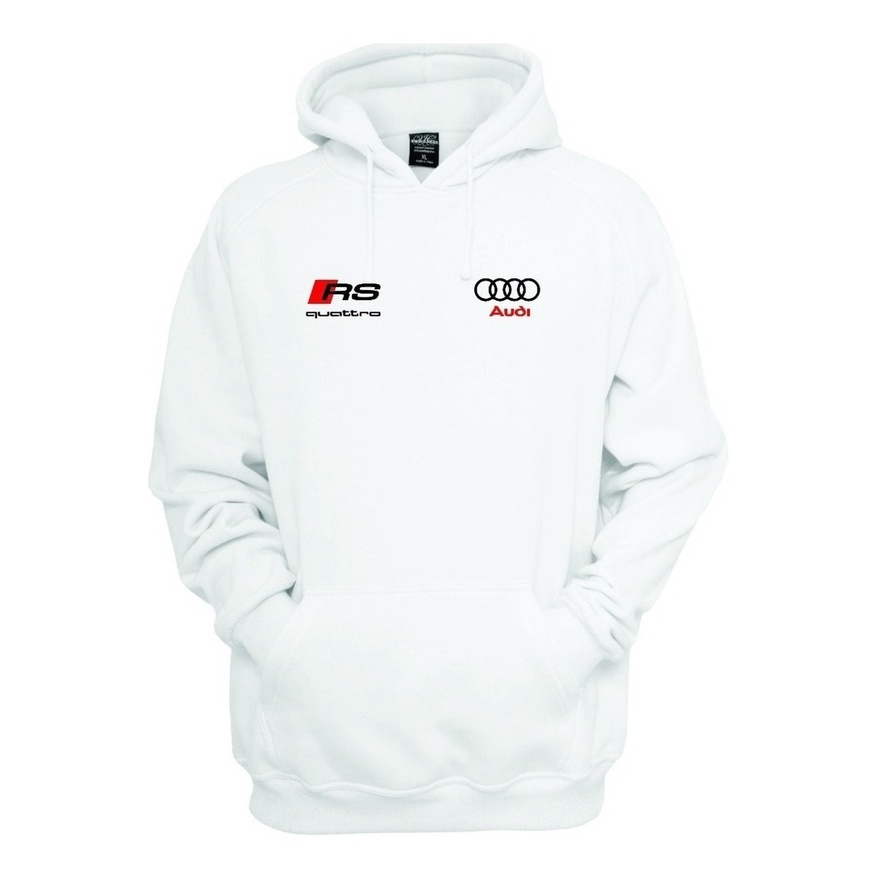 Blusa Moletom Jaqueta Audi Logo Rs Quattro Rs3 A3 S3 S4