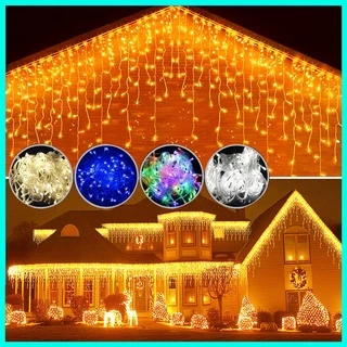 Luzes De Natal Decoração Da Cachoeira Ao Ar Livre 4M Droop 0.4-0.6m Cortina Festa