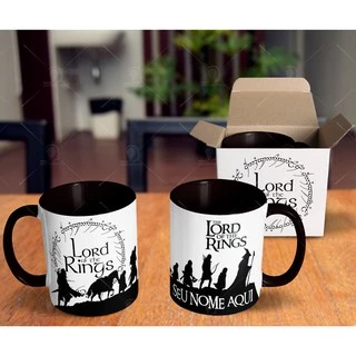 Caneca Senhor Dos Anéis The Lord Of The Rings Com Seu Nome