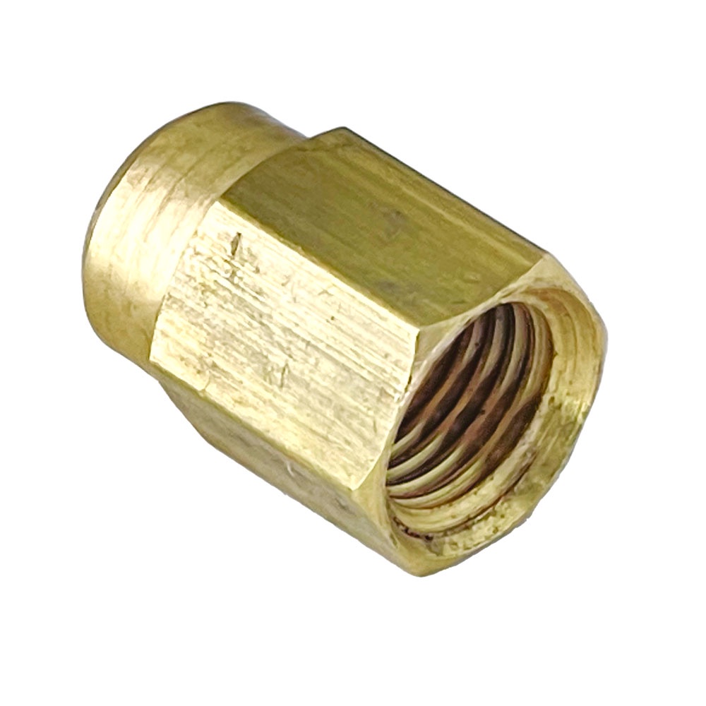 Luva de Redução Latão 1/4" NPTF x 1/8" NPTF