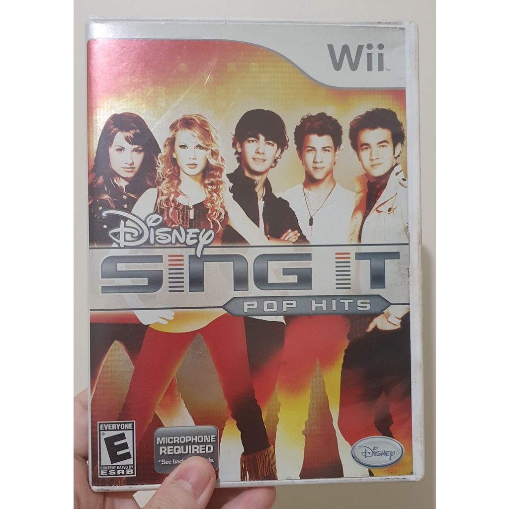 Disney sing it on sale pop hits wii