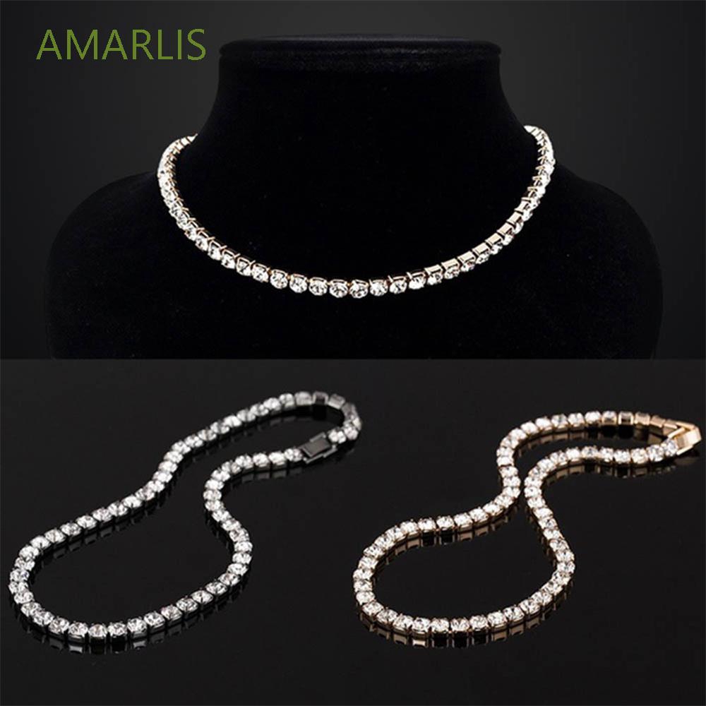 Amarlis Colar Com Corrente De Zircônia Brilhante De Dazzling