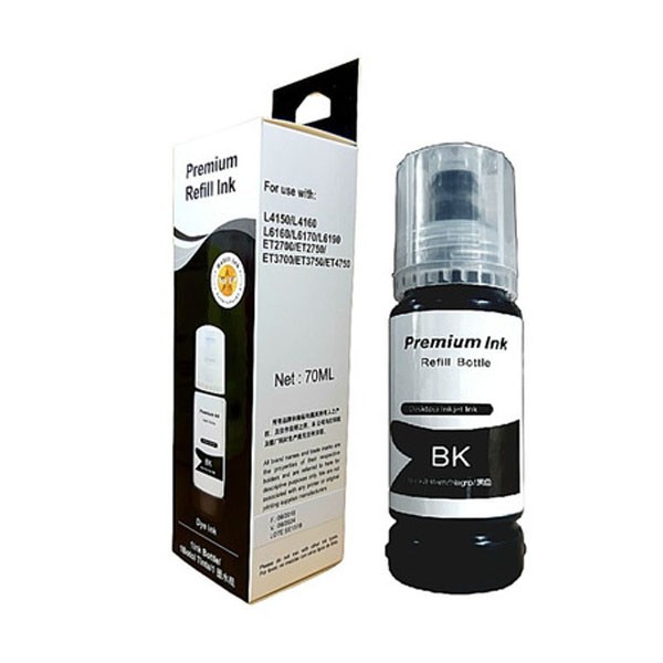 Refil De Tinta Corante Black Ml Compat Vel C Epson L L C Bico Dosador Premium Ink