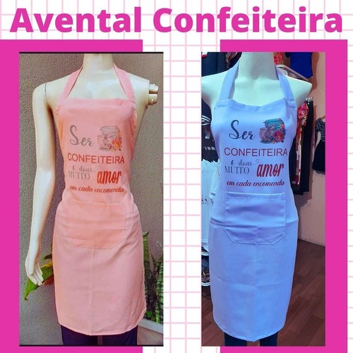 Avental Confeiteira Estampado