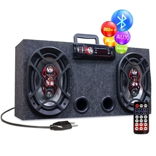 Caixa Bob Ativa Amplificada Bluetooth Ativa 6x9 Bravox + Taramps Tl500 ou Stetsom Ir160 em Oferta na Shopee
