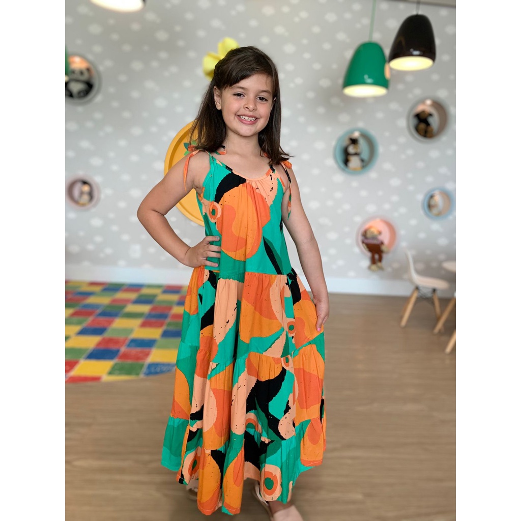 Vestido para menina 2024 de 4 anos