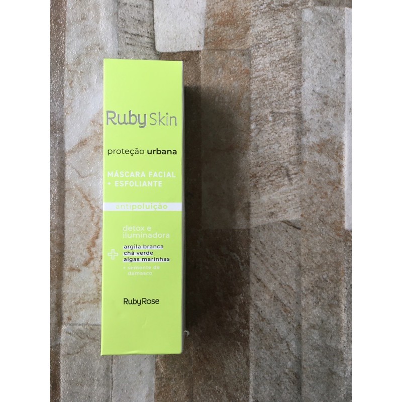 MÁSCARA FACIAL + ESFOLIANTE - Ruby Rose (RUBY SKIN) | Shopee Brasil