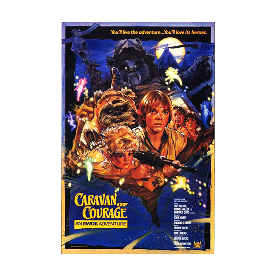 DVD Star Wars Ewok Adventures Caravana da coragem