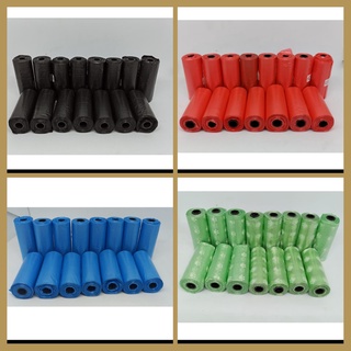 Cata Caca - Refil - 15Rolos/ 225 saquinhos higiênico - Kit higiênico para cães e gatos - Saquinho para coco/fezes animal ou fralda descartável.