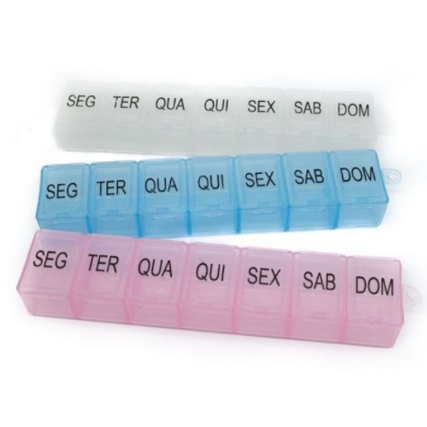 Porta Comprimidos Semanal - Diário-