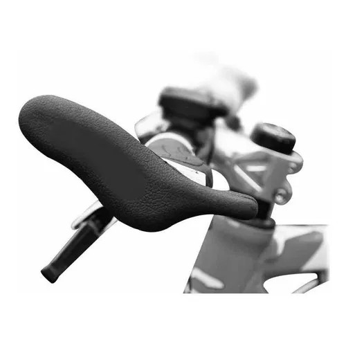 Par Chifre Bar End Emborrachado Ergonômico Anatômico Guidão Bike
