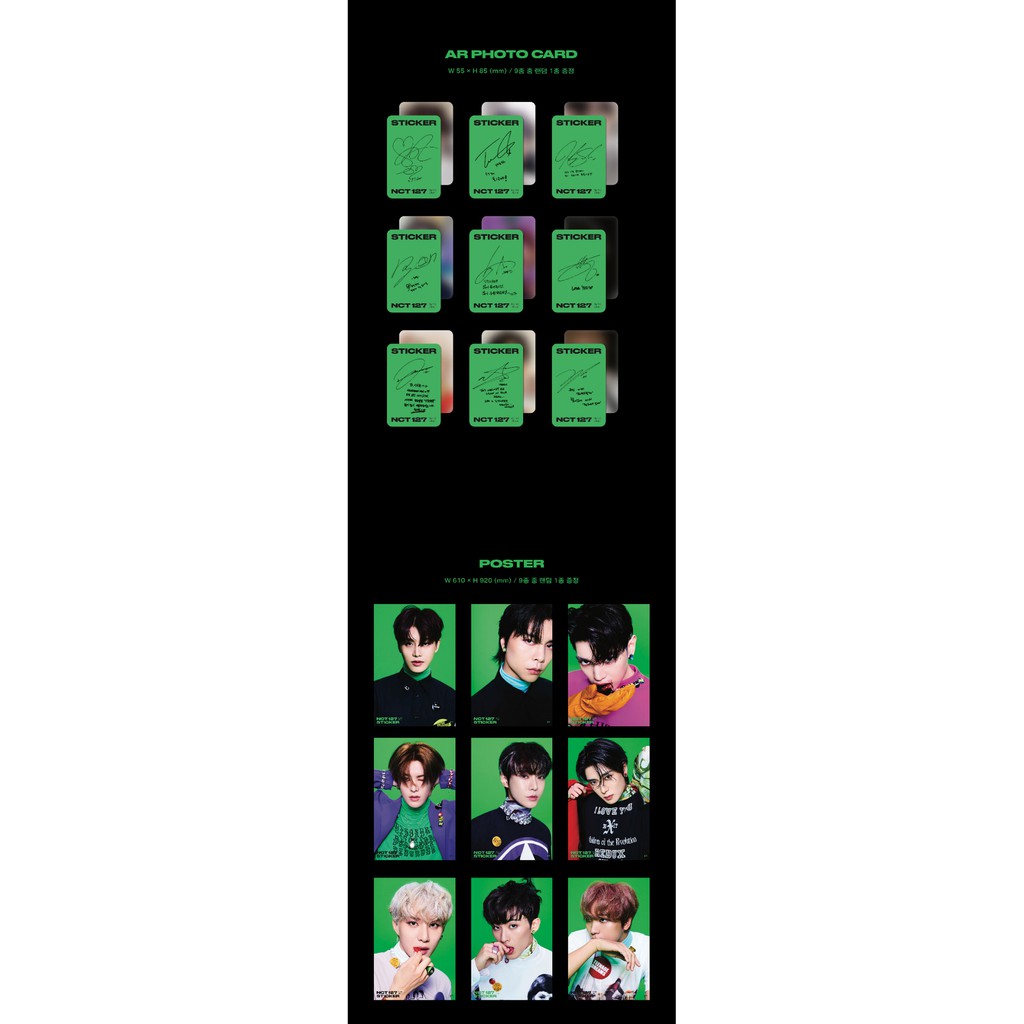 NCT 127 - STICKER (Jewel Case ver.) | Shopee Brasil