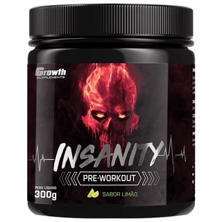 Pré-Treino INSANITY 300g - Lançamento Growth Supplements