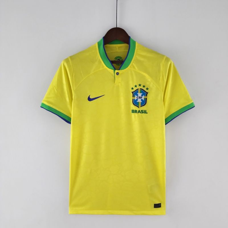 Camisa Nike Brasil I 2022/23 Torcedor Pro Adulto Azul - Boutique Futebol