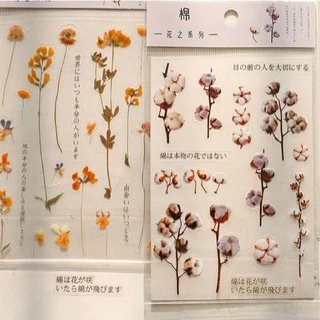 Adesivo De flores - floral / Scrapbooking / Material Escolar / Presente