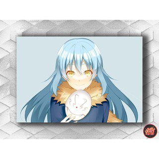 Quadro decorativo Tensei Shitara Slime RImuru Azul