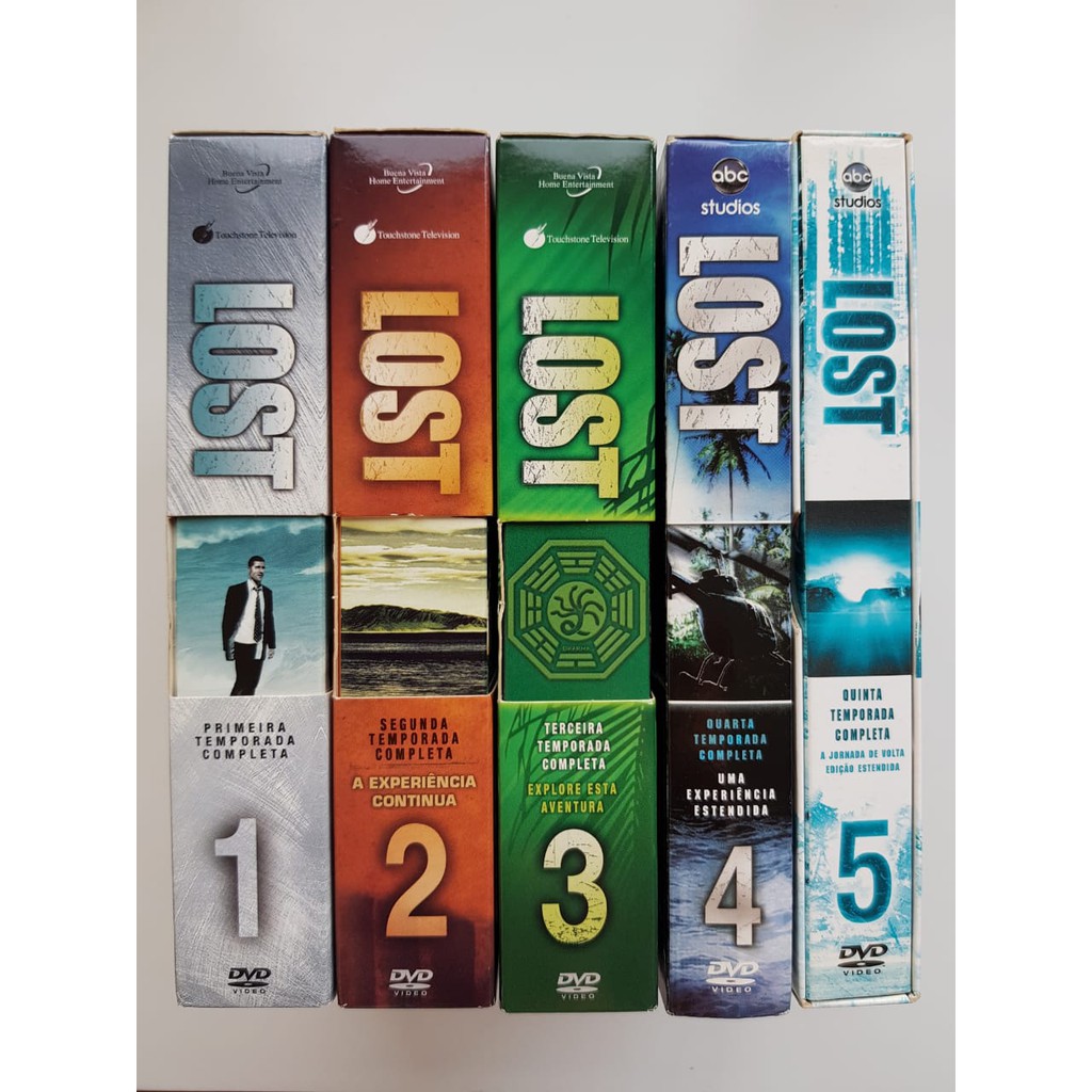 DVD Série: Lost (1a a 5a Temporada) *LEIA DESCRIÇÃO* | Shopee Brasil