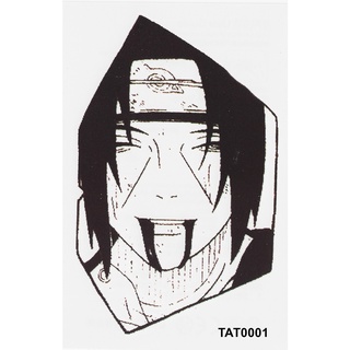1 peça Tatuagem adesiva temporária Naruto tattoo akatsuki uchiha