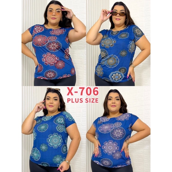 Blusa Preta Viscolycra Manga Curta com Renda Plus Size., Blusa Feminina Use  Criativa Nunca Usado 86372107