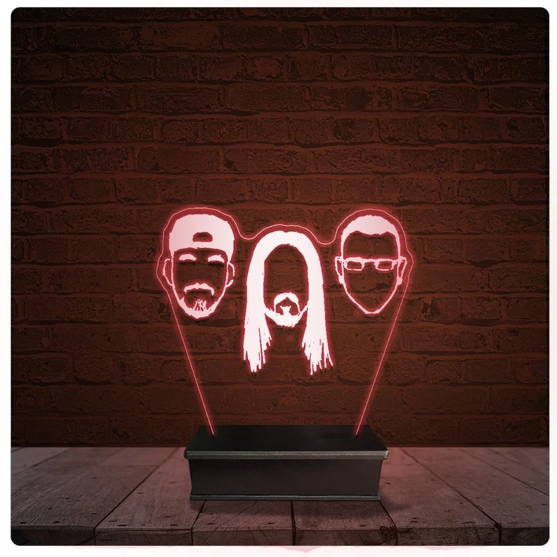 Abajur Luminária Acrílico Led - DJ Steve Aoki