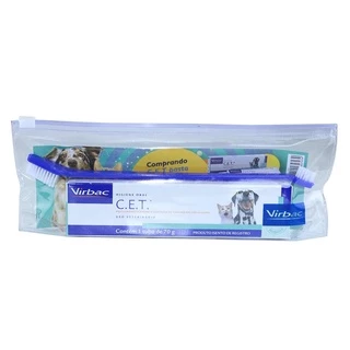 Kit Saude Oral Virbac (Necessaire+Pasta+Folheto)