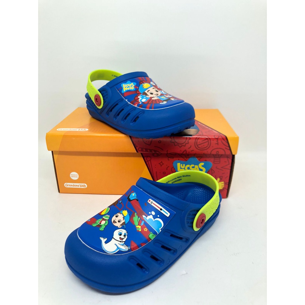 Chinelo Slide Infantil Grendene Kids Luccas Neto Cofrinho