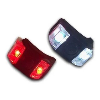 Kit 2 Lanternas De Segurança Bicicleta Led Farol Bike Traseira e Dianteira